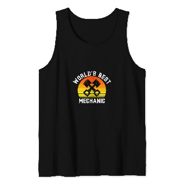 Discover Worlds bests Mechanic Future Trades Apprentice Worker Tank Tops