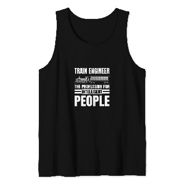 Discover Train Engineer Locomotive Handler Engineman Engine Driver Tank Tops