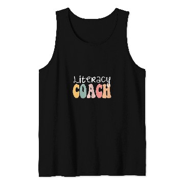 Discover Reading Teacher Interventionist Specialist Literacy Coach Tank Tops