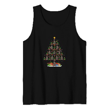 Discover xmass Holiday German Shorthaired Pointer Dog Christmas Tree Tank Tops