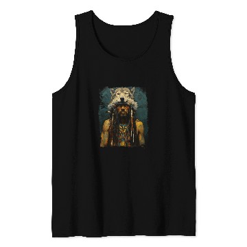 Discover wolfs Native American Man Tank Tops