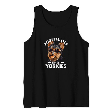 Discover Yorkshire Terrier Employee Funny Saying Dog Tank Tops