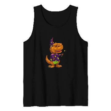 Discover Wizard and magician 2wizard TREX Tank Tops