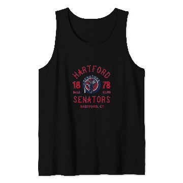 Discover vintages Hartford Connecticut Senators Baseball Team Tank Tops