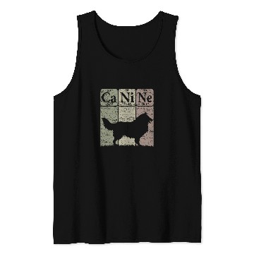 Discover Rough Collie Periodic Table Elements Rough Collie Dog Lover 2 Tank Tops