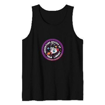 Discover Summer Reading Program 2024 Adventure Begins At Your Library Tank Tops