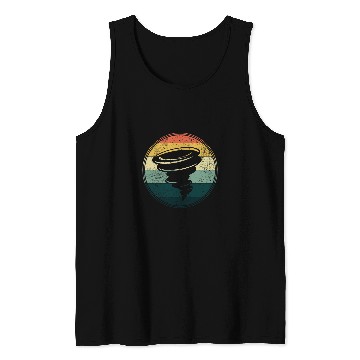 Discover Retro Storm Chasing Meteorologist Tank Tops