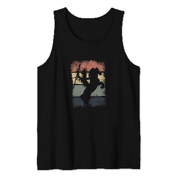 Discover Retro Horse Rider Indigenous Indian Native American Tank Tops