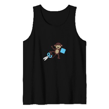 Discover Monkey going back to school 3 Tank Tops