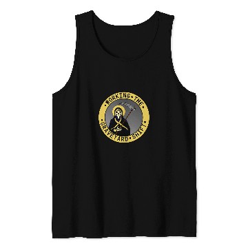 Discover Working The Graveyard Shift Grim Reaper Tank Tops