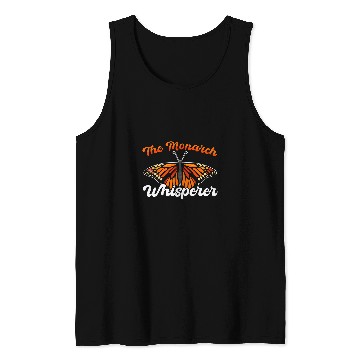 Discover Monarch Butterfly The Monarch Whisperer Insect Entomologist Tank Tops