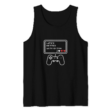 Discover Modern Gamer Life Sleek Console Art Gaming Tank Tops