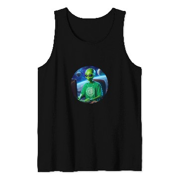 Discover Alien programmer Elite Coder Software Engineering Guru Tank Tops