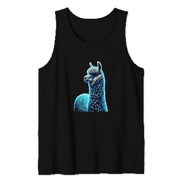 Discover Alpaca Funny Computer Binary Code Programmer Developer Geek Tank Tops