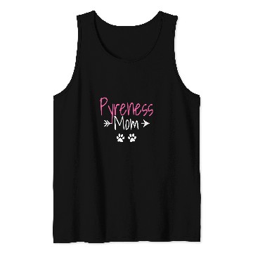 Discover Womens Pyrenees Mom Funny Great Pyrenees Dog Lover Tank Tops
