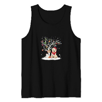 Discover Westie Winter Snow Tree Dog Christmas Winter Tank Tops
