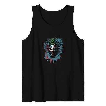 Discover Spooky Clown Zombie Tank Tops
