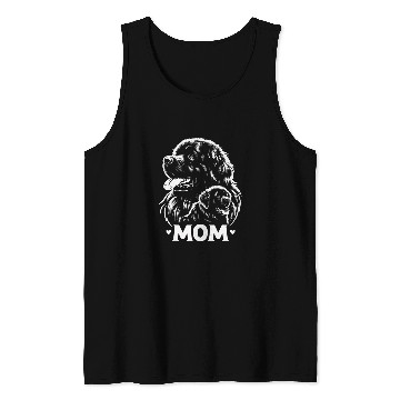 Discover Newfoundland Dog Mom Funny Graphic Tees Tank Tops