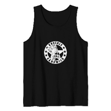 Discover Knuckle Sandwich Skull Chef Vector Tank Tops