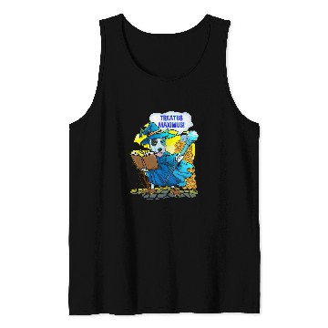 Discover Wizard Dog Blue Heeler Wand Magic Spell Casting Fantasy Mage Tank Tops