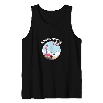 Discover Writing Mode On Book Author Writer Tank Tops