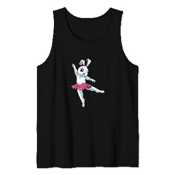 Discover Rabbit Ballet Dance Ballerina Bunny Dancing Danseuse Tank Tops