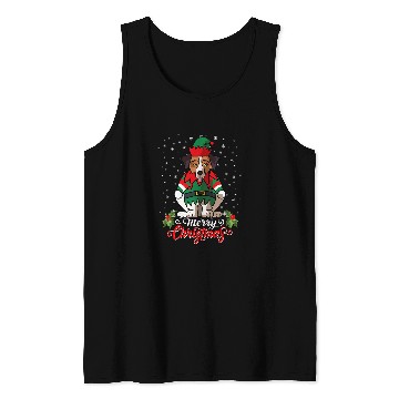 Discover Merry Christmas Australian Shepherd Aussie Dog Gift Tank Tops