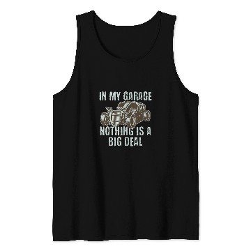 Discover My Garage Mechanic Car Engineer Handyman Positivity Funny Tank Tops