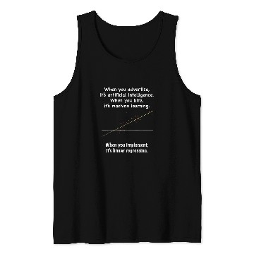 Discover When You Implement Its Linear Regression Data Startup Tank Tops