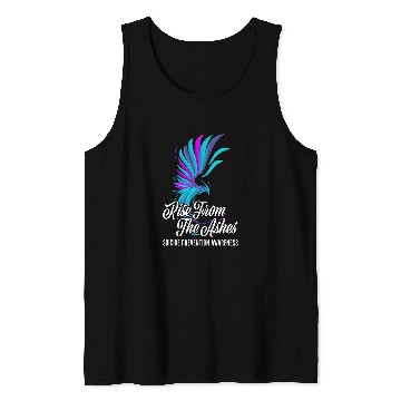 Discover Rise From Phoenix The Ashes suicides Prevention Awareness Tank Tops