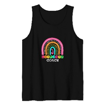 Discover Reading Teacher Back School Special Literacy Coachs Squad 15 Tank Tops