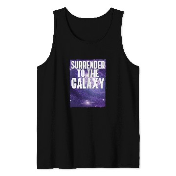 Discover Surrender To The Galaxy Universe Planets Tank Tops