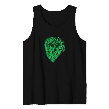 Discover Wise Owl Native American Style Art Tank Tops