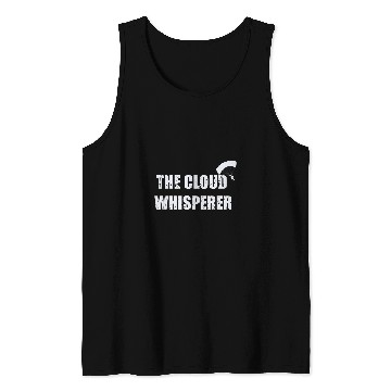 Discover The Cloud Whisperer Funny Parachuting Skydiving Tank Tops