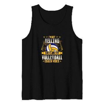 Discover Volleyball Coachs Voice Tank Tops