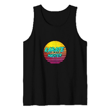 Discover 1980s Retro Karate Master Tank Tops