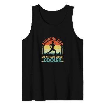 Discover mens running dad 3marathon runner fars day Tank Tops