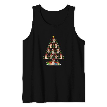 Discover xmass Lights Cavalier King Charles Spaniel Dog Christmas Tree Tank Tops