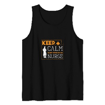 Discover Keep Calm My Sister Is A nurses Stethoscope Nursing Student Tank Tops
