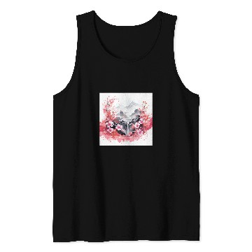 Discover Zen Harmony Blossom Ballet in Nihons Ethereal Glow Tank Tops