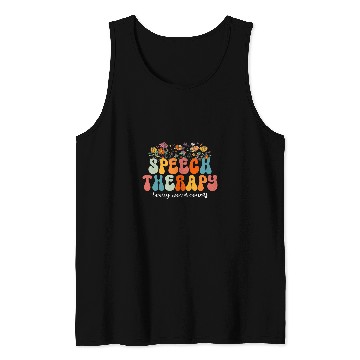 Discover Groovy Speech Therapy Speech Language Pathologist SLP 1 Tank Tops