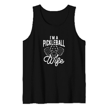 Discover Pickleball Wife Atheltic Racket Pickle Sport Coach Tank Tops