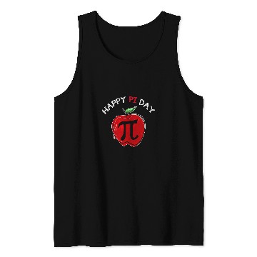Discover apple pi day math lover teacher student Tank Tops