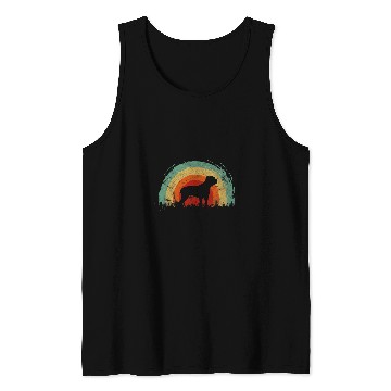 Discover Retro Cane Corso vintages Rainbow Dog Men Women Tank Tops