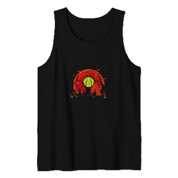 Discover Zombie Hand Holding Softball Ball Zombie Halloween Tank Tops