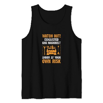 Discover CNC Machine Operator CNC Wizard Automation Worker Tank Tops