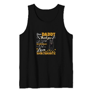 Discover Schipperke Dear Daddy Thank You For Being My Daddy Tank Tops
