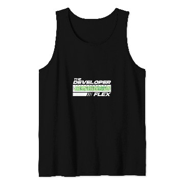 Discover Developer Flex Programmer Humor Coding Jokes Funny Developer Tank Tops