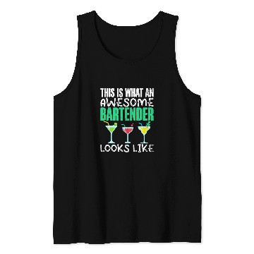 Discover This is what an awesome Bartender looks like Bartender Tank Tops