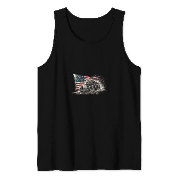 Discover vintages Logger With American Flag LoggingCarpenter 25 Tank Tops